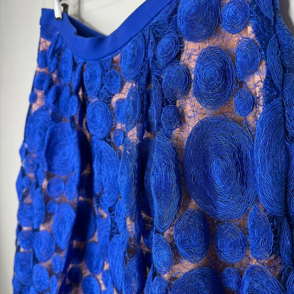 NWT Anthropologie Eva Franco Albastru Circle Lace Skirt - Size 8 - Picture 2 of 5